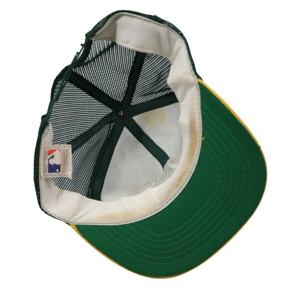 Vintage 90s Sport Specialties Oakland Athletics Mesh Snapback Trucker Hat